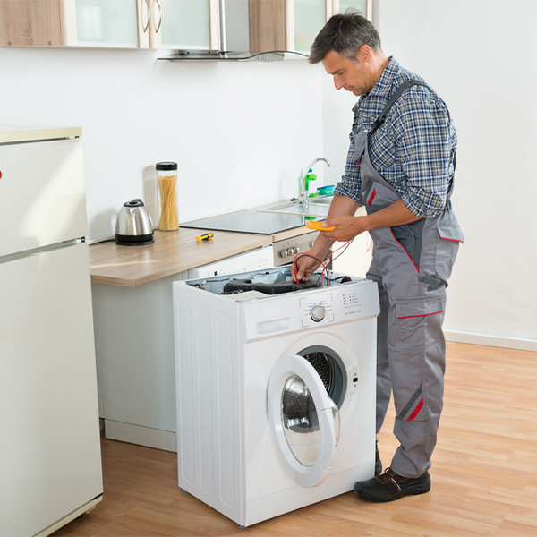 can you walk me through the steps of troubleshooting my washer issue in Advance MO